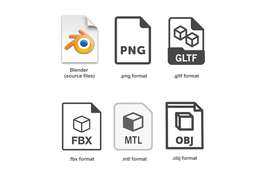 ICONZ 2 - 223 3D icons including source files - Blender files