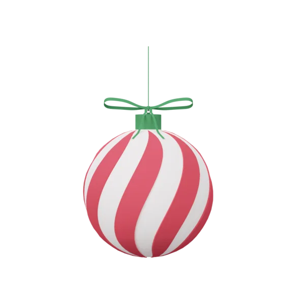 Ball (lines) 3D icon, view 1