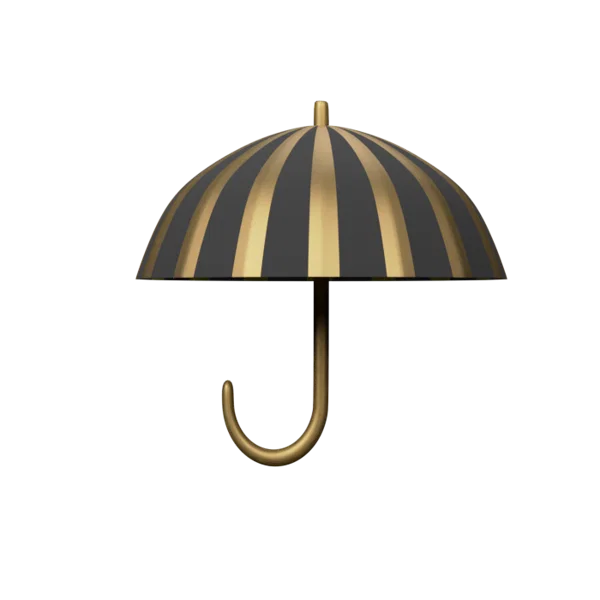 Umbrella 3D icon, view 1