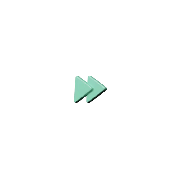 Media Buttons - Forward 3D icon, view 2