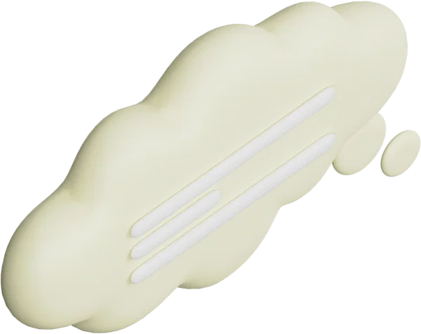 Speech Bubble 41 3D icon, view 4