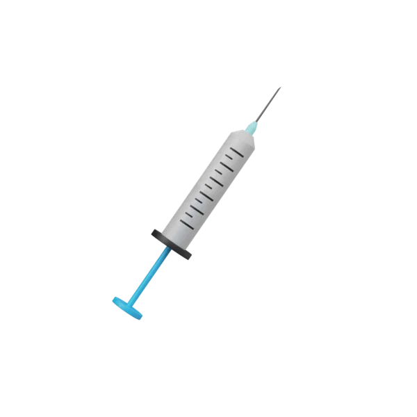 Injection 3D icon, view 1