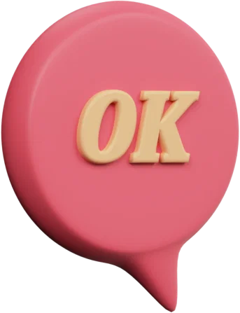 Speech Bubble 13 3D icon, view 3