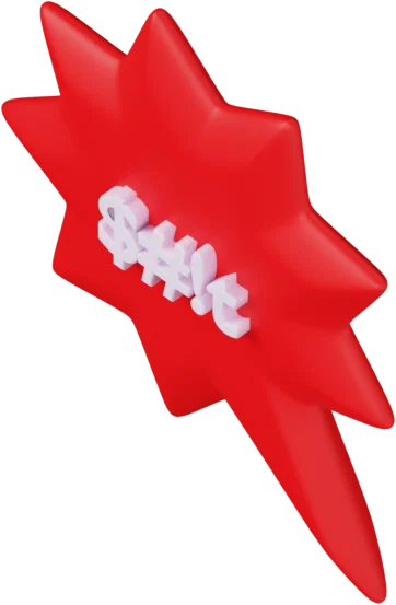 Speech Bubble 6 3D icon, view 5