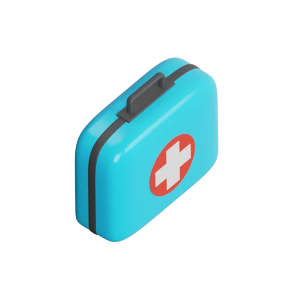 Medic Suitcase 3D icon, view 4