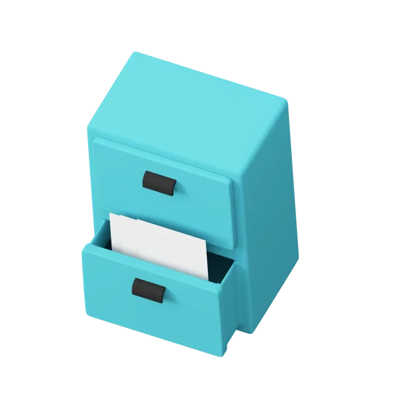 Cabinet 3D icon, view 5