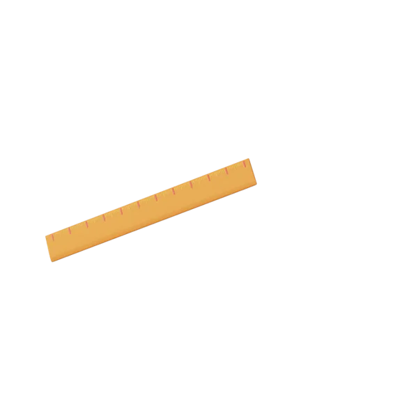 Ruller 3D icon, view 2