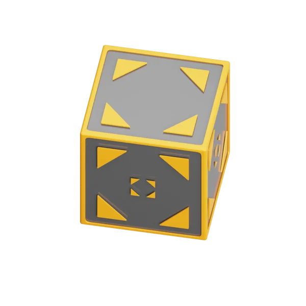 Space Box 3D icon, view 4