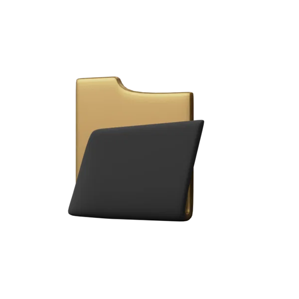 Portfolio 3D icon, view 2