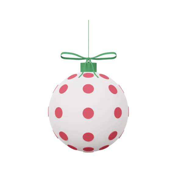 Ball (dots) 3D icon, view 1