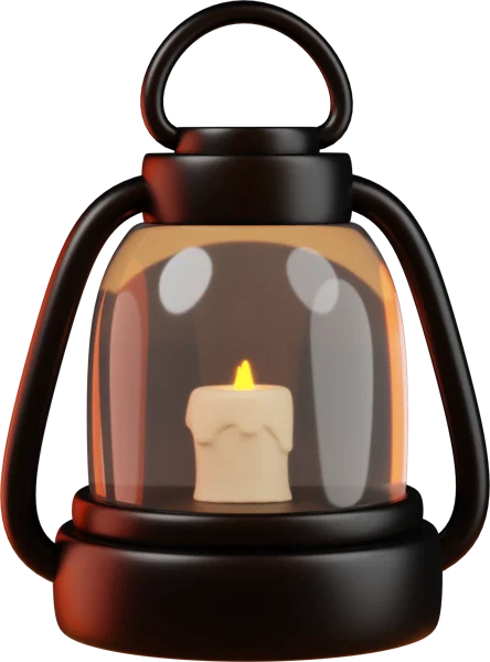 Lamp 3D icon, view 1