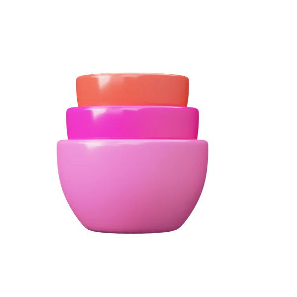 Bowls 3D icon, view 2
