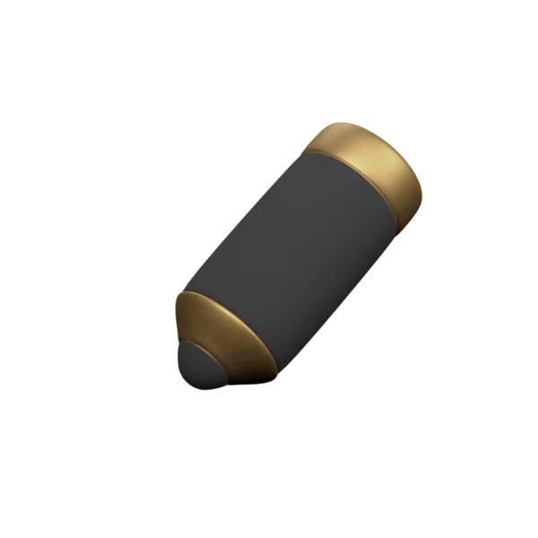 Crayon 3D icon, view 3