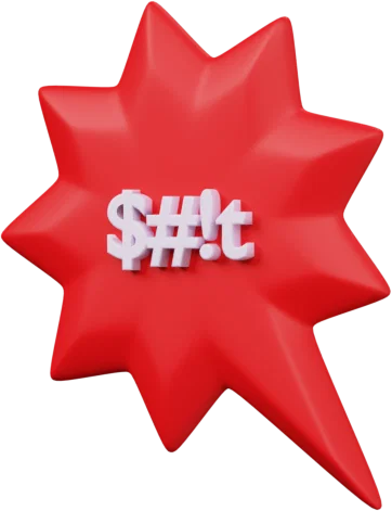 Speech Bubble 6 3D icon, view 2