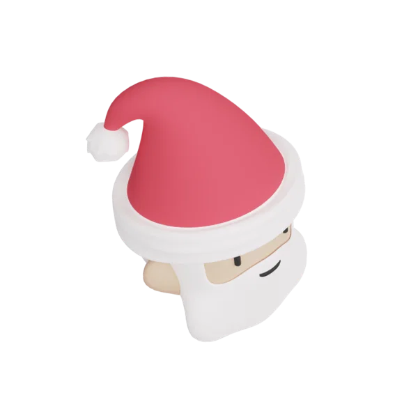 Santa 3D icon, view 4