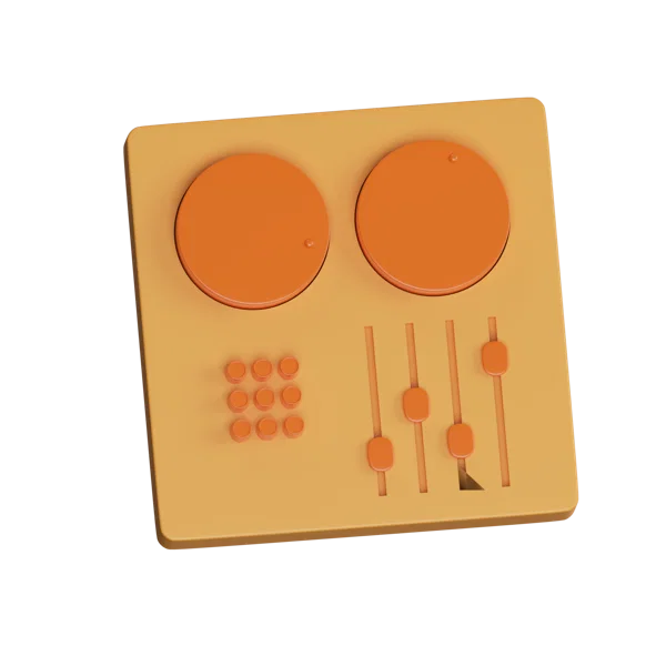 Mixer 3D icon, view 4