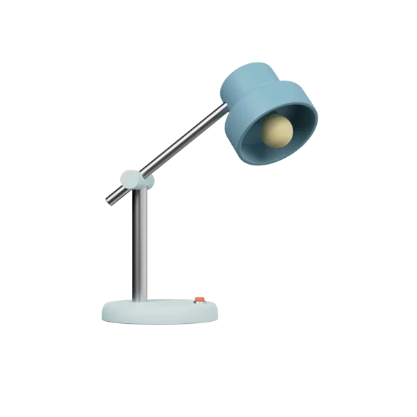 Lamp 3D icon, view 1