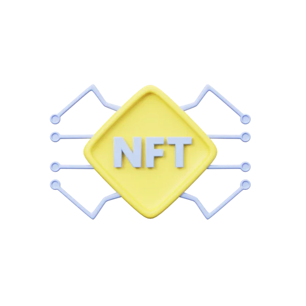 NFT 3D icon, view 1