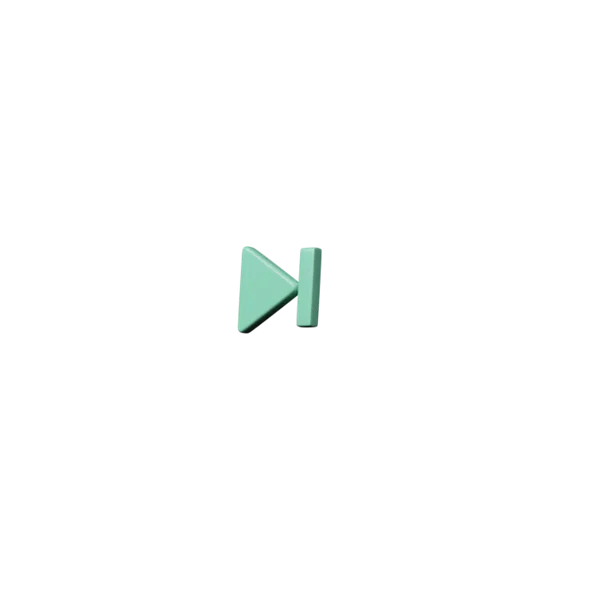 Media Buttons - Next 3D icon, view 2