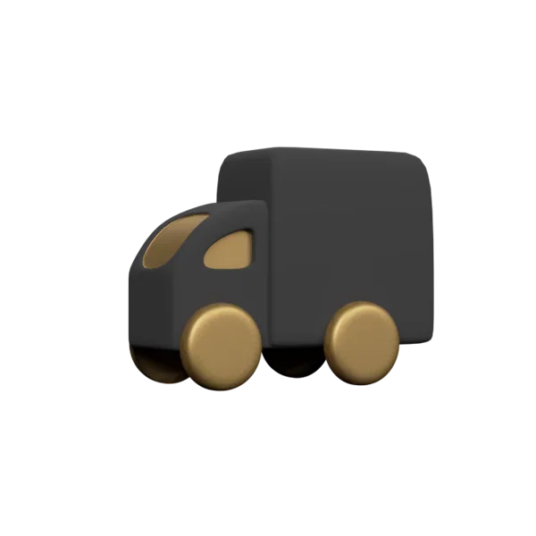 Car 3D icon, view 3