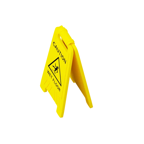 Slippery Sign 3D icon, view 5