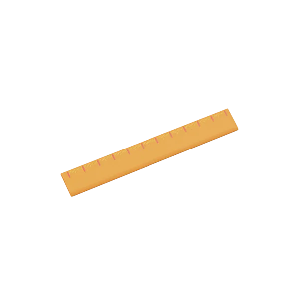 Ruller 3D icon, view 1