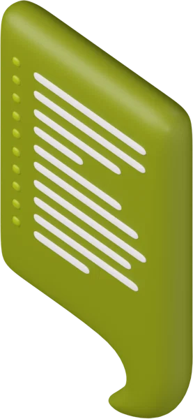Speech Bubble 43 3D icon, view 5