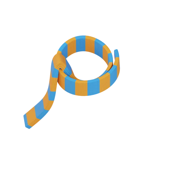Scarf 3D icon, view 5