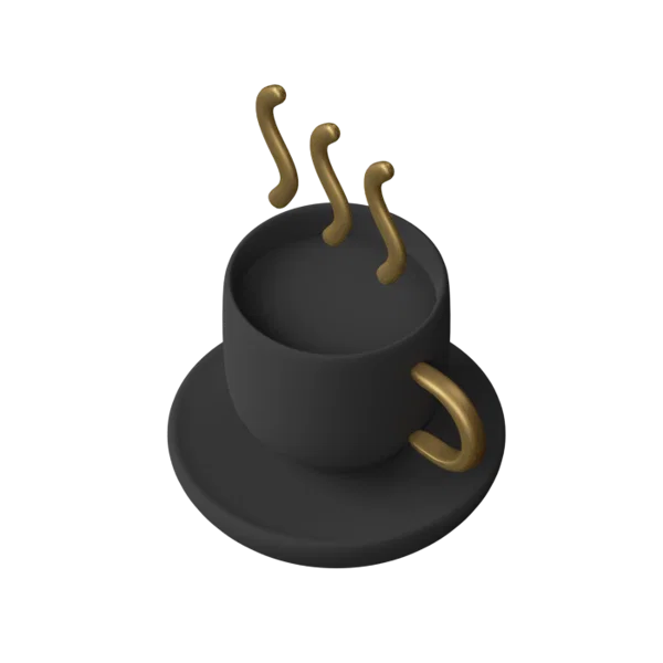 Cup 3D icon, view 5