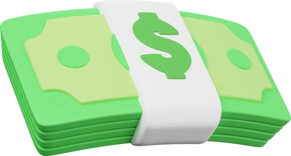 Paper Money 3D icon, view 1