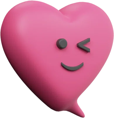 Speech Bubble 5 3D icon, view 3