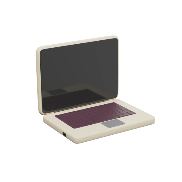 Notebook 3D icon, view 1