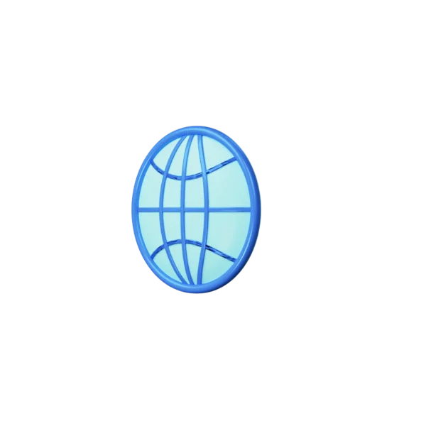 World 3D icon, view 2