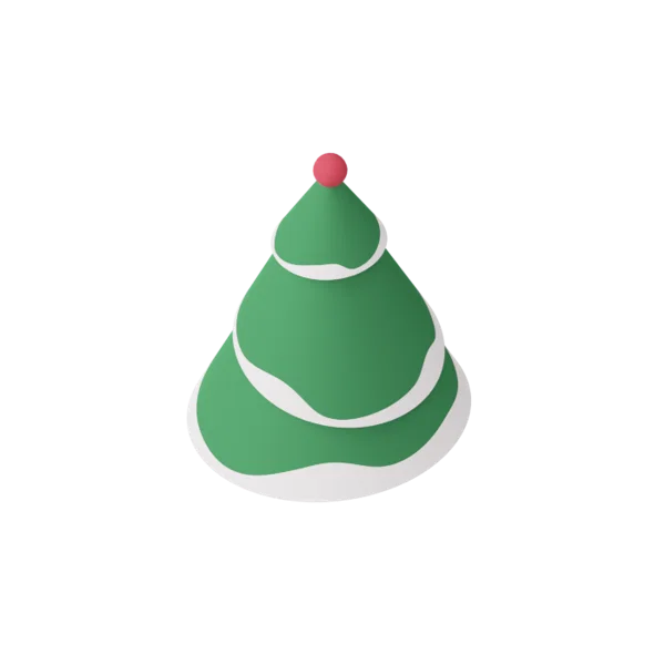 Tree 1 3D icon, view 5