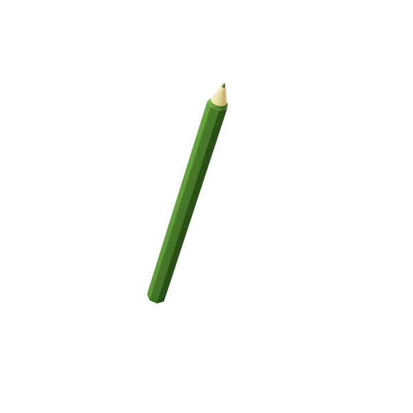 Pencil 3D icon, view 2