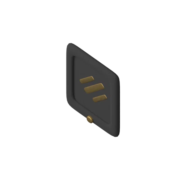 Tablet 3D icon, view 5