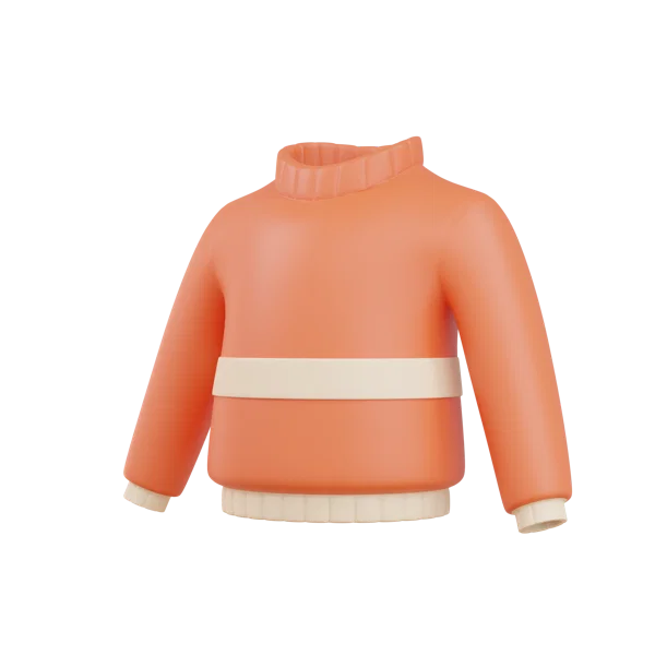 Sweater 3D icon, view 2