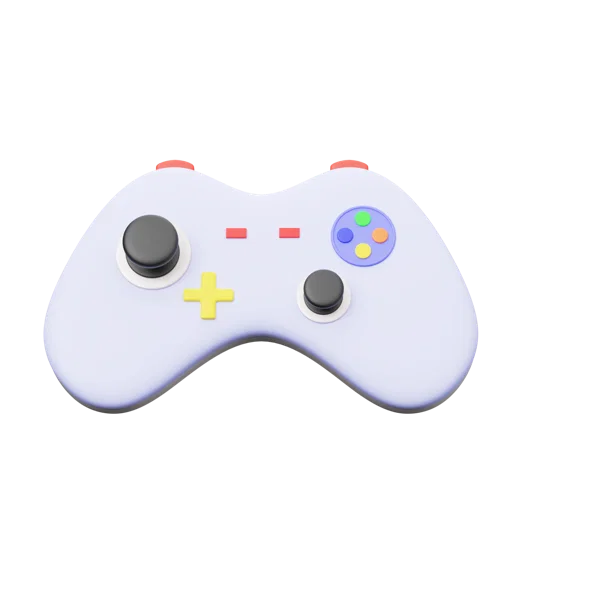 Joystick 2 3D icon, view 1