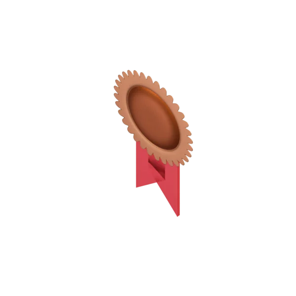 Certificate 2 3D icon, view 5