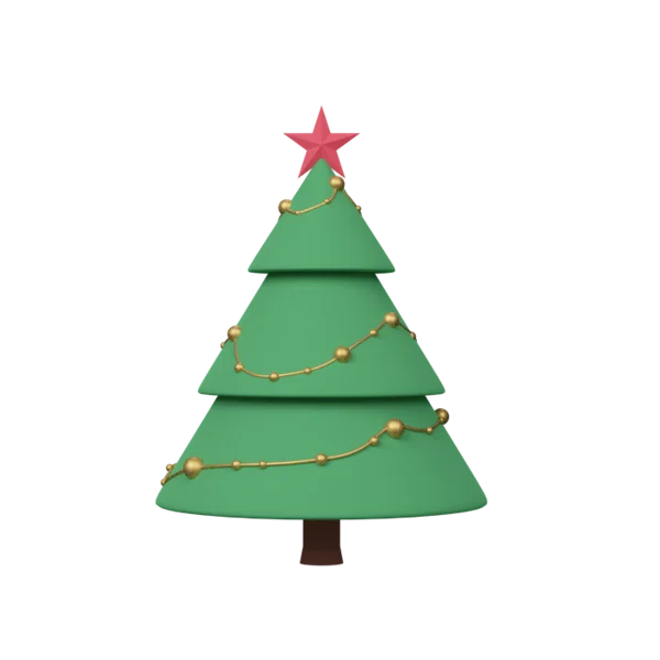 Tree 2 3D icon, view 1