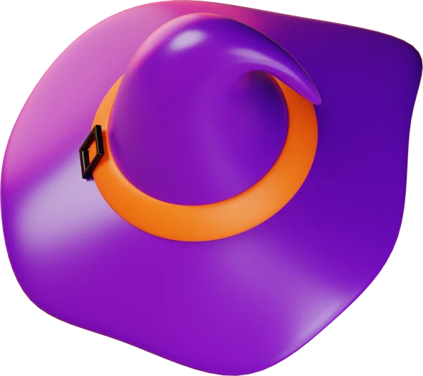 Witch Hat 3D icon, view 5