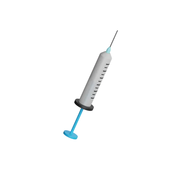 Injection 3D icon, view 4