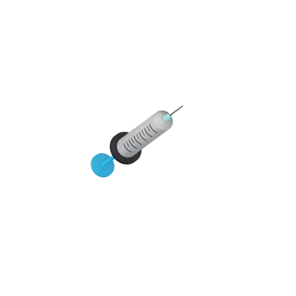 Injection 3D icon, view 5