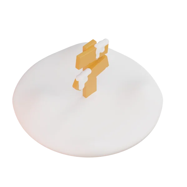 Sign 3D icon, view 4