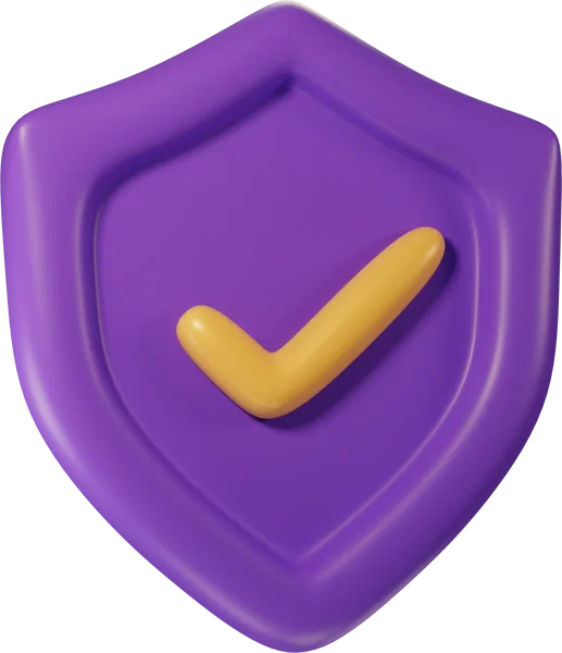 Secuirity 3D icon, view 3