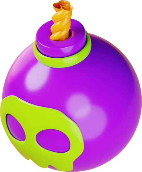 Pirate Bomb 3D icon, view 5