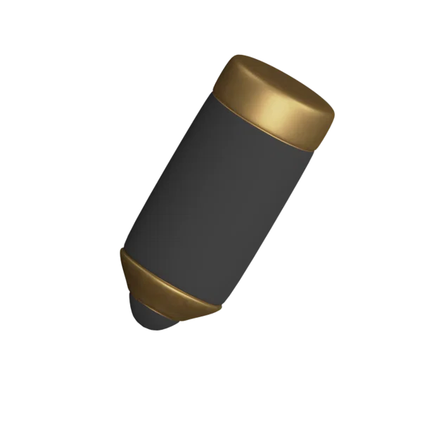 Crayon 3D icon, view 4