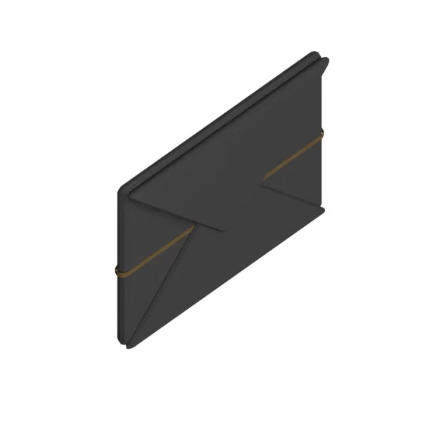 Envelope 3D icon, view 4