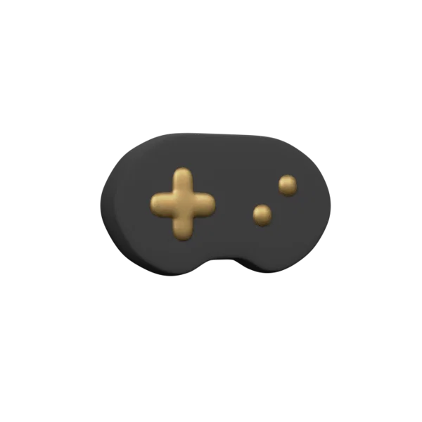 Controller 3D icon, view 3