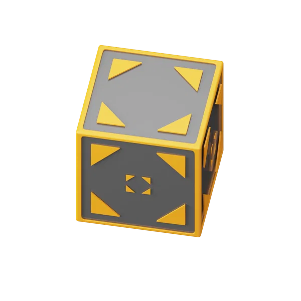 Space Box 3D icon, view 5